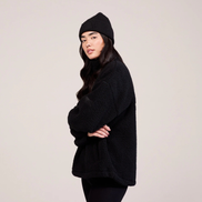 The Knit Beanie in Black — profil
